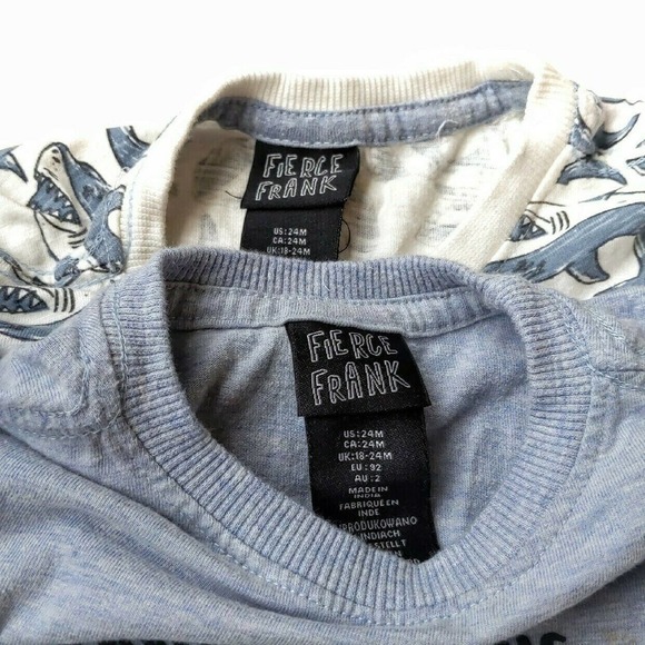Boys Tee Bundle Sharks 24m Set of 2 - Picture 2 of 3